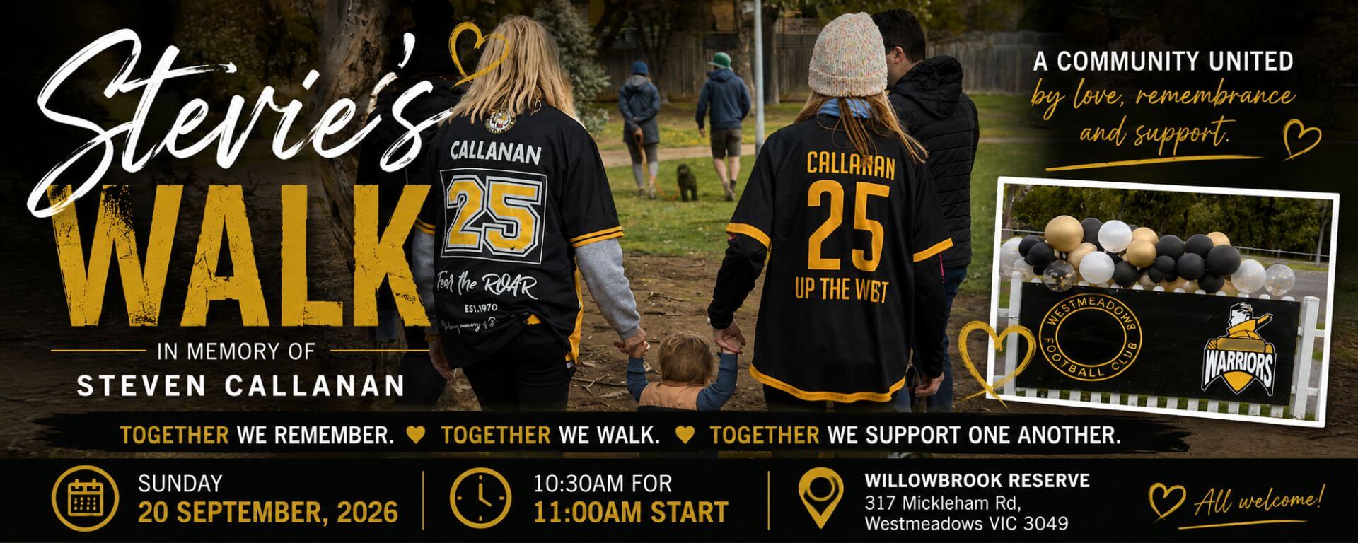 Stevie's Walk - 2026 - website